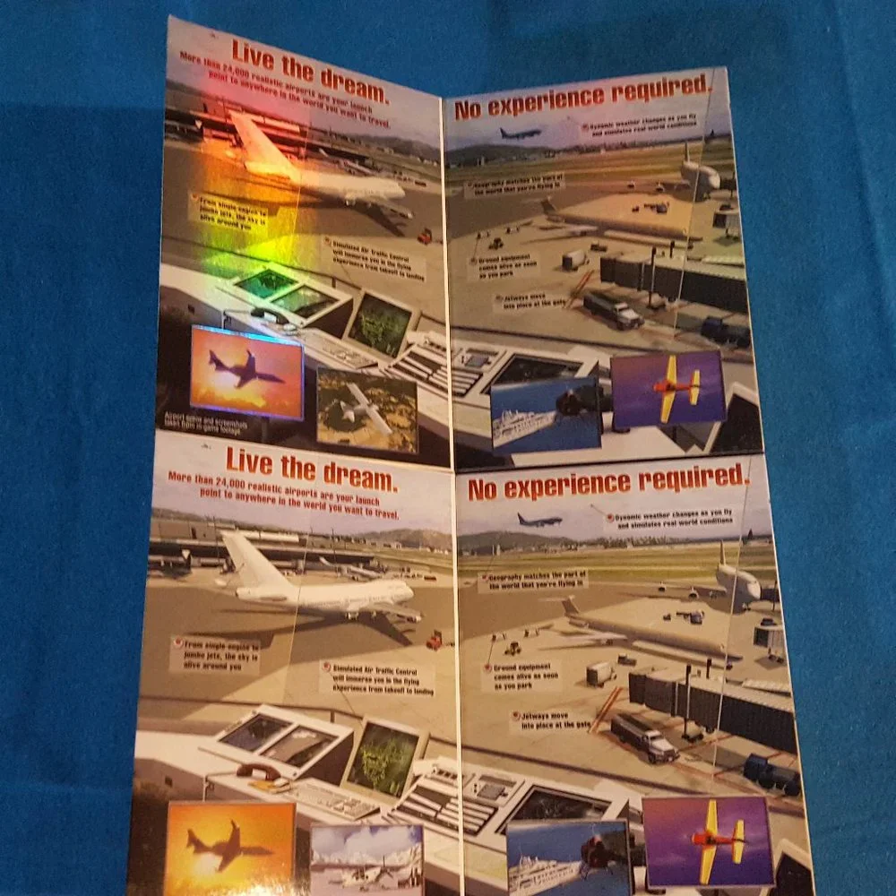 NWT Microsoft Flight Simulator X and X Deluxe Edition
